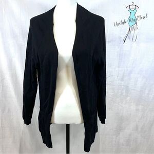 Love Tree soft and cozy black cardigan sweater size medium